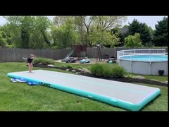 แทร็กอากาศเป่าลมสำหรับยิมนาสติก ทรงตัว หนา 20 ซม. ยาว 3 ม. 6 ม. 8 ม. 10 ม.