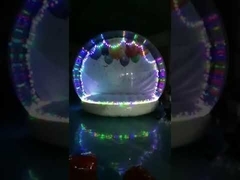 3 เมตร Dia Inflatable Snow Globe Photo Booth ด้วยการเป่า