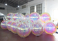 ตกแต่งงานแต่งงาน PVC สะท้อนแสงขนาดใหญ่ลูกบอลคริสต์มาสทำให้พอง Giant Inflatable Mirror Ball